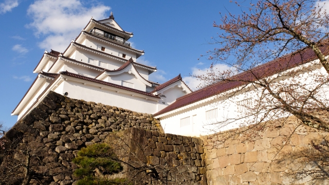 会津城の写真