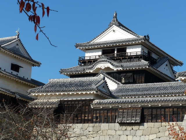 松山城の写真