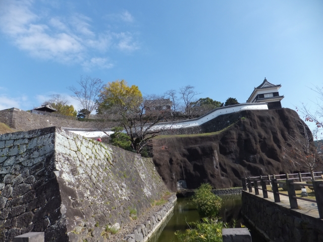 戦国時代、立花道雪の主君である大友宗麟が築いた臼杵城の跡地写真